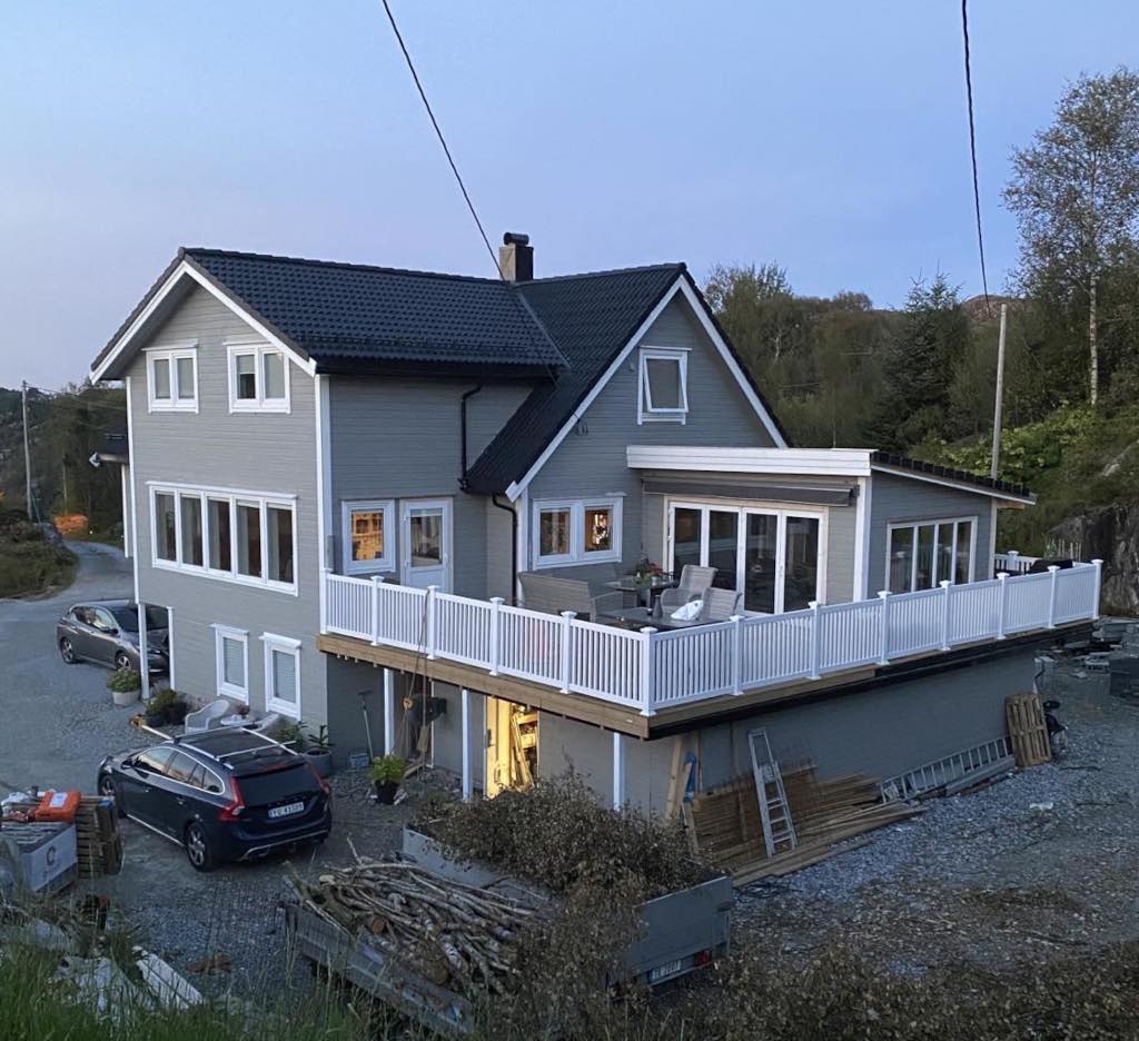 Tilbygg og oppgradering av bolig på Kolltveit